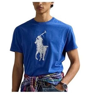 Polo by Ralph Lauren Royal Blue Tee with White big  Pony Logo